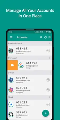Authenticator android App screenshot 7